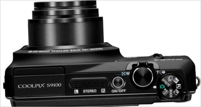 Nikon Coolpix S9100 kompaktkamera