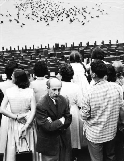 Venter på paraden, Venedig, 1955