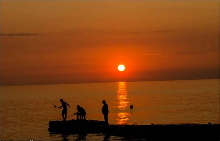 Solnedgang på Sortehavet Fotoudstyr