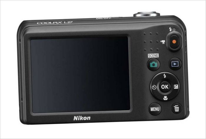 Nikon COOLPIX L27 kompaktkamera - display