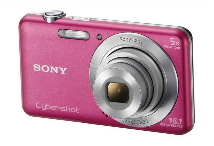 Sony W710 kompaktkamera i pink