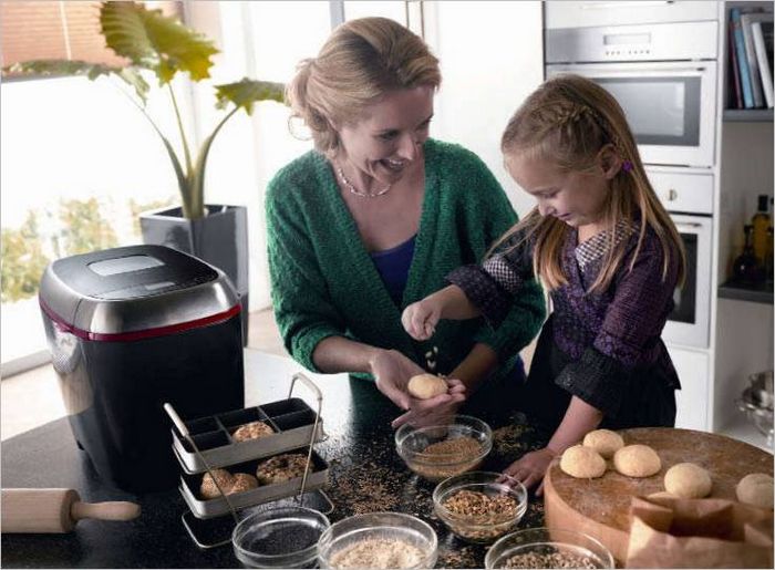 Bagning af brød i brødmaskinen