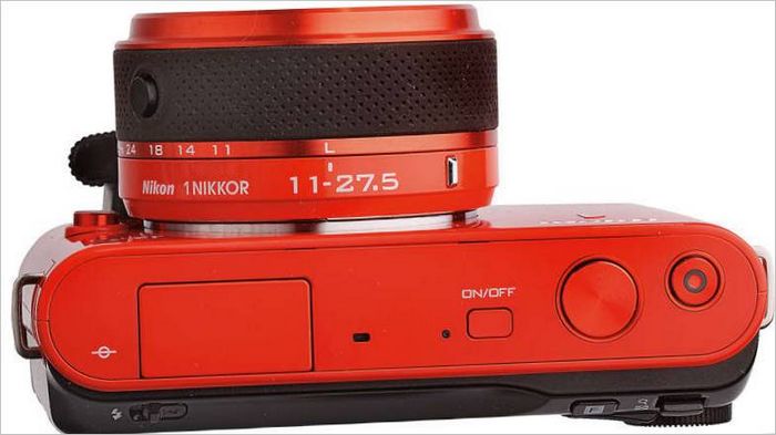 Nikon 1 J2 kompaktkamera - fra siden