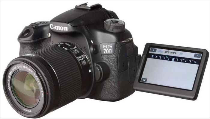 Canon EOS 70D DSLR - Visning