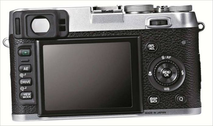 FUJIFILM FinePix X100S kompaktkamera - display