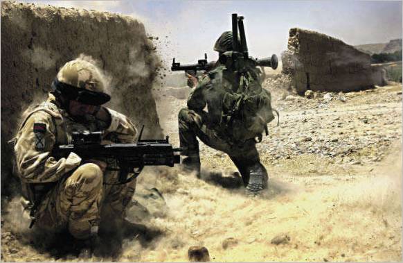 Afghanistan. Britiske og afghanske soldater i kamp mod Taleban