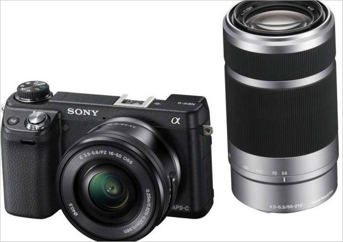 Sony NEX-6 kompakt digitalt kamera - sæt