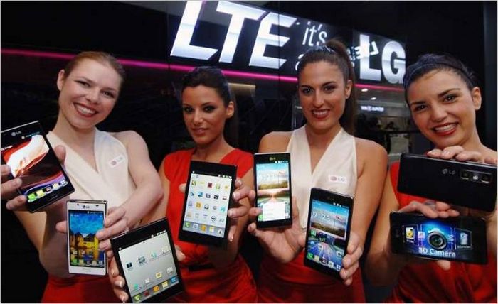 LG smartphones