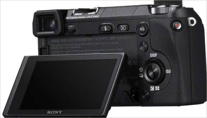 Sony NEX-6 kompakt digitalt kamera - flip-up display