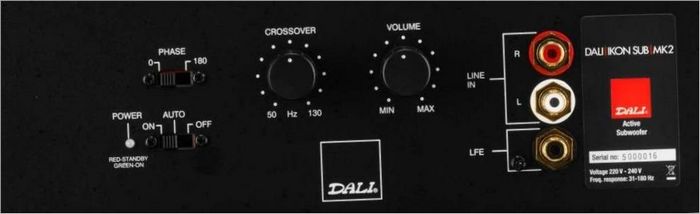 Dali Ikon Sub Mk2 hjemmebiografsystem