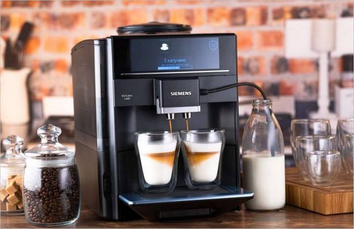 Siemens TE65 cappuccino kaffemaskine