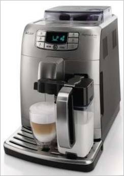 Saeco Intelia Latte + kaffemaskine