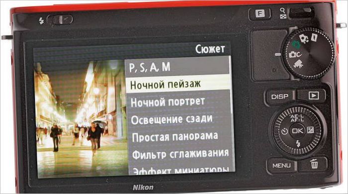 Nikon 1 J2 kompaktkamera - display
