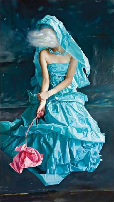 2. Zeng Chuanxing Blue Paper Bride-Dream, 2008 &kopi; med tilladelse fra Phillips de Pury & Company