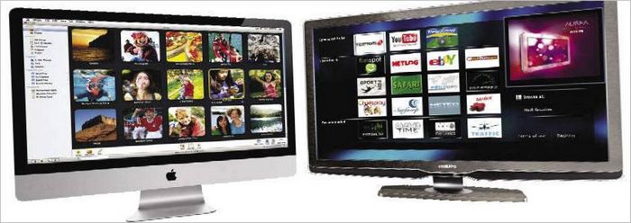 Tv ' er kontra computere