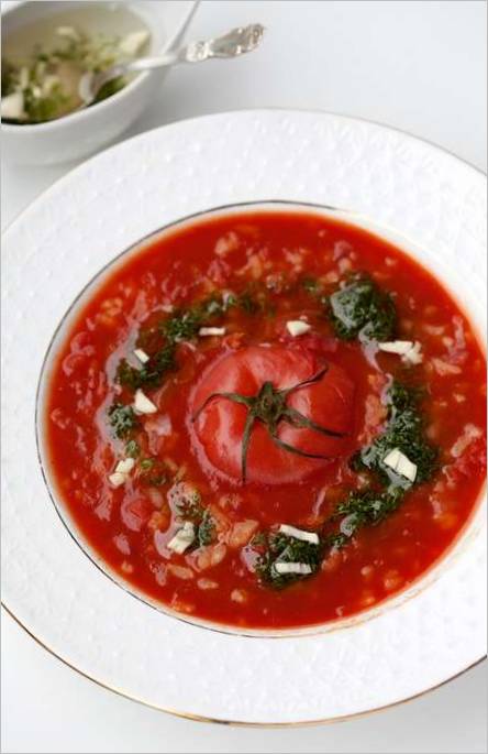 Tomatsuppe med ris