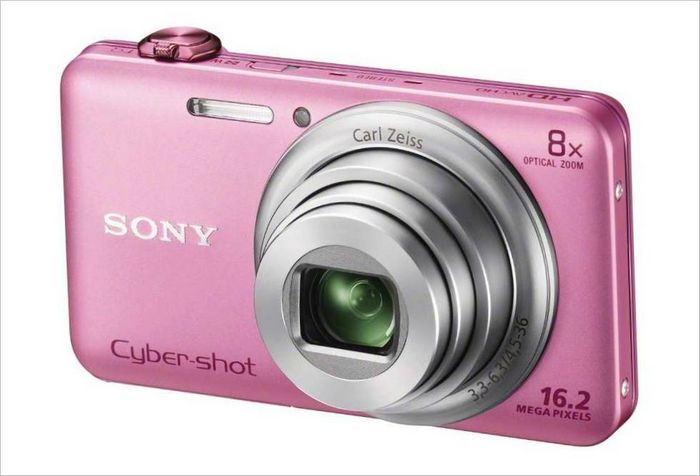 Sony WX60 kompaktkamera lyserødt