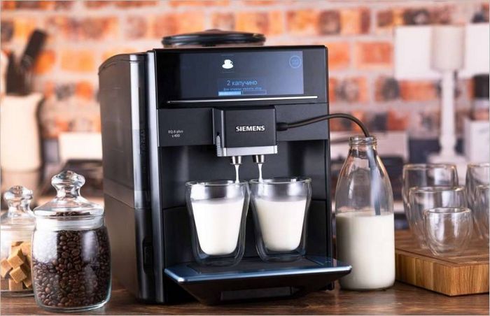 Siemens kaffemaskine TE65 cappuccino