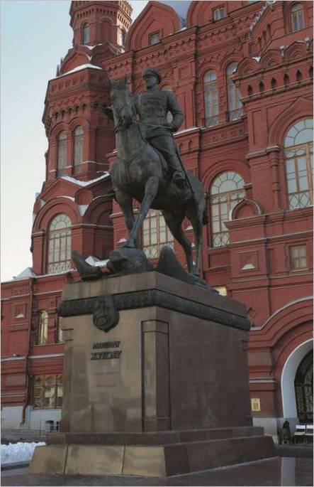 Monument til marskal Zhukov